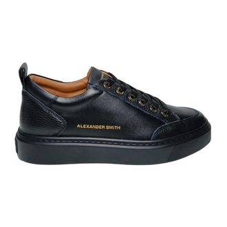 Alexander Smith Sneakers, male, Black, Size: 6 US Sneaker Pelle