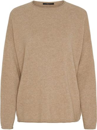BTF-CPH Pullover Girocollo - - Knitwear - Donna - Beige - 2XL