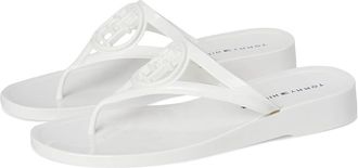 Tommy Hilfiger Vedna Womens Dress Sandals White : 5 M, Polyester