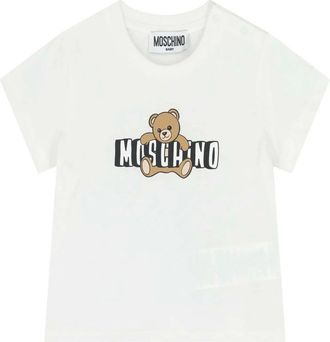 Moschino T-Shirts, male, White, Size: 12 M T-shirt