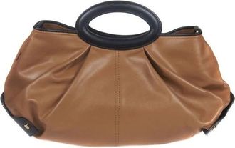 Marni Bruine Schoudertas Bmmp 0061U0P4092Zi 687 - Dames - Handtassen - Bruin - ONE Size - Tassen