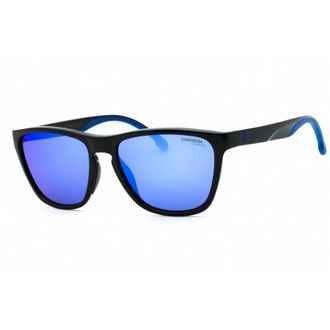 Carrera Blue Mirror Square Unisex Sunglasses CARRERA 8058/S 0D51/Z0 56