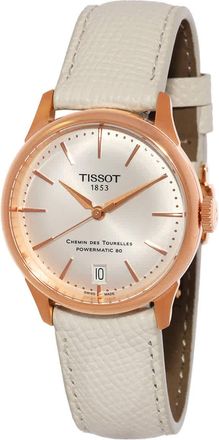 Tissot Chemin Des Tourelles Automatic Silver Dial Ladies Watch T1392073603100