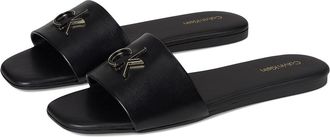 Calvin Klein Yancie Womens Sandals Black : 9.5 M, Synthetic