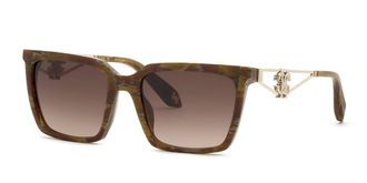 Roberto Cavalli SRC157M AMSK Mens Sunglasses Brown Size 54