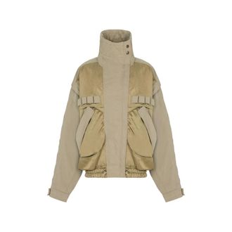 Balmain Twill Cotton Bomber Jacket
