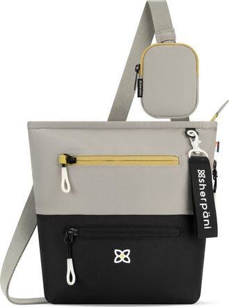Sherpani Sadie Nylon Crossbody Bag RFID Protection and Removable Coin Purse in Wasabi Stone at Nordstrom