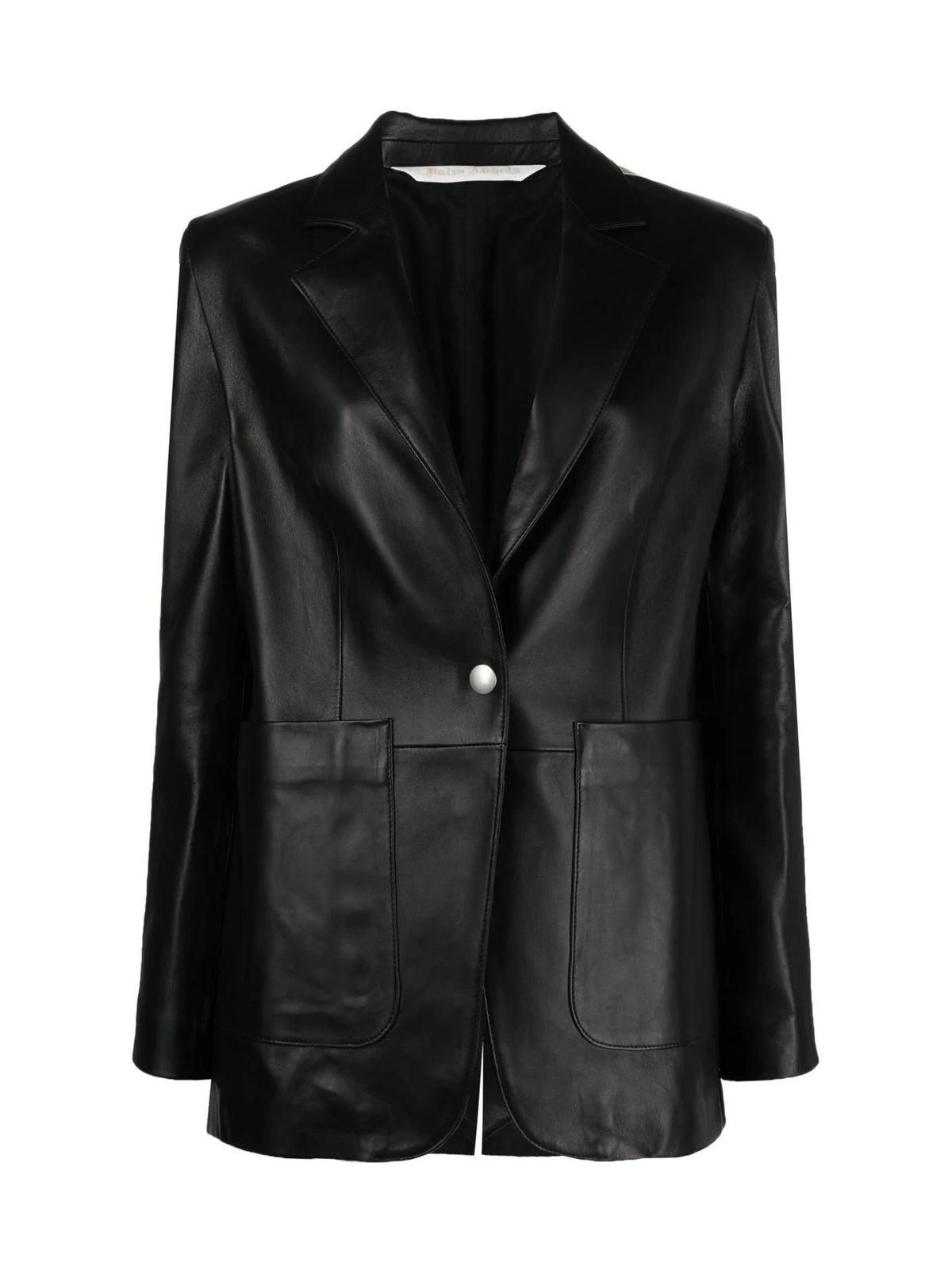 ジャケット Palm Angels Mud Cotton Blend Blazer Cotton Mud Blend Palm Angels ジャケット Blazer
