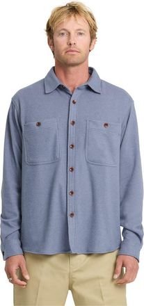 Quiksilver Harvest Long Sleeve Shirt in Blue Indigo at Nordstrom, Size Xx-Large