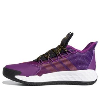 adidas Pro Boost 2020 Low Purple Black Red FY3445