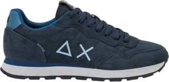 Sun 68 Tom Sneaker - Heren - Sneakers - Blauw - 44 EU - Leer - Schoenen