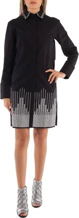 Paco Rabanne Embellished Stud Shirt Dress