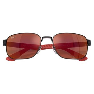 Ray-Ban Rb 8329M Scuderia Ferrari Zonnebril - unisex - Zonnebrillen - Zwart - 59 MM - Accessoires