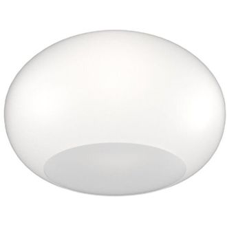 Top-Light Plafoniera vetro soffiato bianco latte top light casper 1218 pl42 bi e27 led