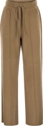 Max Mara Weekend Maxmara Sponda Jersey-Hose mit drapiertem Effekt