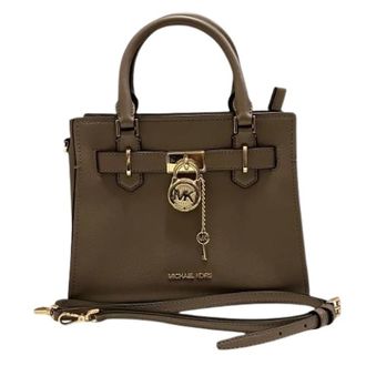 Michael Kors Pre-owned Mini Bags, female, Brown, Size: ONE SIZE Pre-owned Satchel Small Leather Shoulder Bag