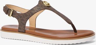 Michael Kors Val Signature Logo Thong Sandal