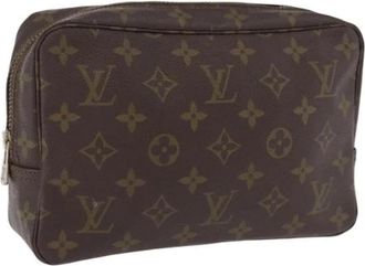 Louis Vuitton Pre-owned Vintage Monogram Clutch Bag - Dames - Vintage Clutch - Bruin - ONE Size - Vintage