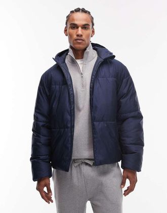 Asos peakMAX - Piumino blu navy