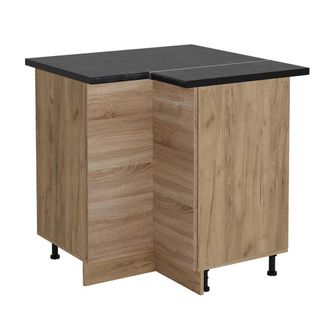 Vicco Armario De Esquina R-line, Sonoma, 75.6 Cm, Et Antracita