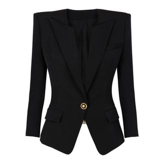 Balmain Mujer, Chaquetas, Negro, Talla: M