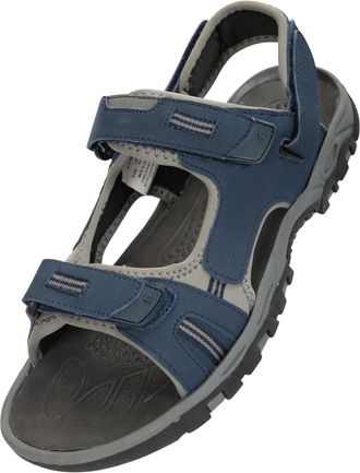 Mountain Warehouse Heren Z4 Synthetisch Su&egrave;de Sandalen (Donkergrijs)