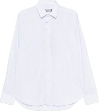 Canali Camicia a quadri - Bianco