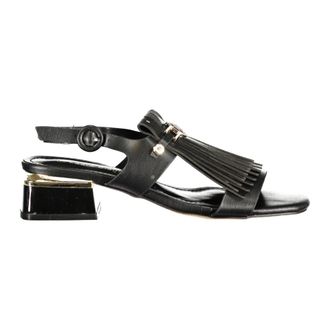 Laura Biagiotti Sandal with Adjustable Ankle Strap - female - Laura Biagiotti - High Heel Sandals - Black - 5 UK - Shoes