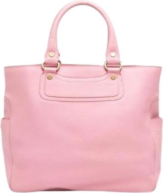 Celine Pre-owned Vintage Tote Bag - Dames - Vintage Shopper - Roze - ONE Size - Leer - Vintage