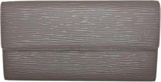 Louis Vuitton Pre-owned Portemonnee - Dames - Vintage Accessoires - Paars - ONE Size - Leer - Vintage