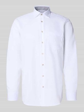 Seidensticker Regular Fit Business Hemd aus Baumwolle mit Kentkragen in Weiss, Gr&ouml;&szlig;e 39