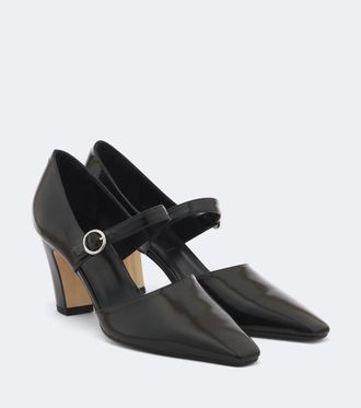 Aeyde Isidora leather Mary Jane pumps