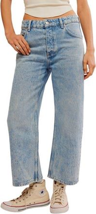 Free People Deep Trance Low Rise Barrel Leg Jeans in Sweet Dreams at Nordstrom, Size 27