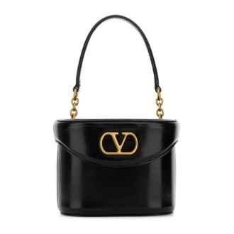 Valentino Garavani Bucket Bags, female, Black, Size: ONE SIZE VLogo Signature Bucket Bag