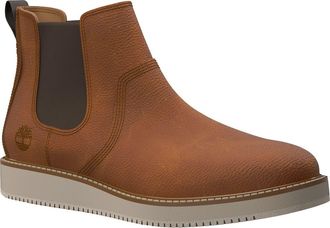 Timberland Redwood Edge Essential Water Repellent Chelsea Boot in Medium Brown Full Grain at Nordstrom, Size 13
