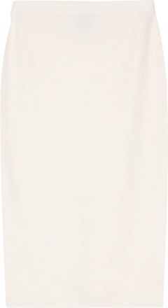 D.exterior pencil midi skirt - women - Wool/Polyester - S - White