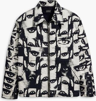Levi's Mens Levis Garage Chest Pocket Side Overshirt in Roemello 3 Blk - Multicolour - Size X-Small