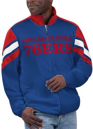 G-III Sports by Carl Banks Mens G-III Sports by Carl Banks Royal Philadelphia 76ers Game Ball Full-Zip Track Jacket at Nordstrom, Size Medium