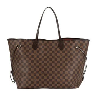 Louis Vuitton Pre-owned Tote Bags, female, Brown, Size: ONE SIZE Pre-owned Neverfull GM Shopper