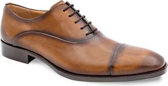 Mezlan Bocelli Cap Toe Oxford in Chestnut at Nordstrom, Size 10.5