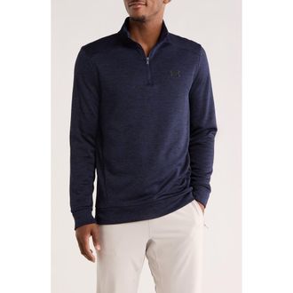 Under Armour Fleece Twist Quarter Zip Pullover in Midnight Navy at Nordstrom Rack, Size Xx-Large