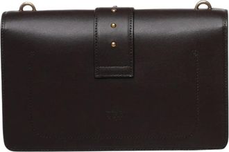 Pinko Love One Classic New Buckle - - Bags - Donna - Marrone - ONE SIZE