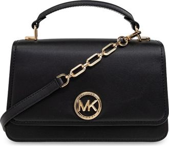 Michael Michael Kors logo-plaque tote bag - women - Calf Leather - One Size - Black