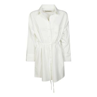 White Sand Shirt Dresses, female, White, S, Stylish Shirt for Men
