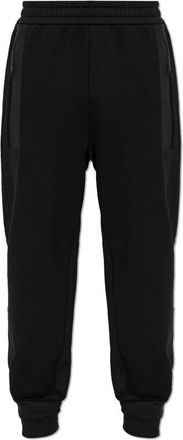 Moncler Trainingsbroeken met logo - Heren - Sweatpants - Zwart - M - Katoen - Broeken