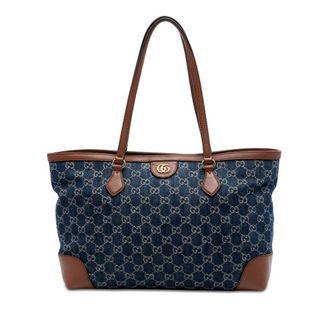 Gucci Pre-owned Gucci Medium GG Denim Ophidia Tote Ladies 7FKTYC9OY490RZF0