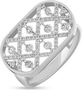 Bony Levy Audrey Diamond Statement Ring in 18K White Gold at Nordstrom, Size 6.5