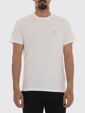 Barbour T-shirt in cotone con logo