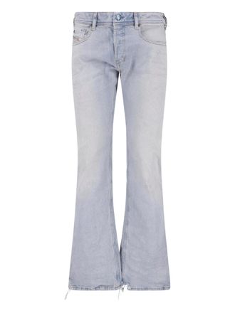 Diesel Light Blue Bootcut Jeans with Five-Pocket Design