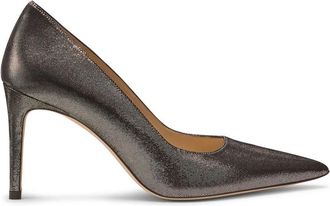 Stuart Weitzman Power 85 Pump - Dames - Pumps - Grijs - 40 EU - Leer - Schoenen